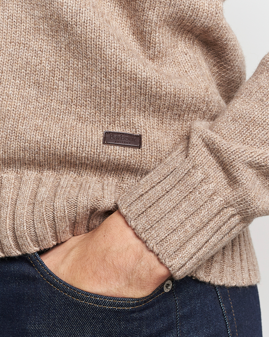 Mies | Puserot | Barbour Lifestyle | Duffle Cable Rollneck Stone