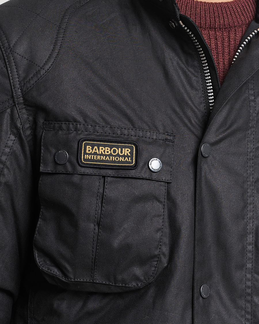Mies | Takit | Barbour International | Lockseam Wax Jacket Black