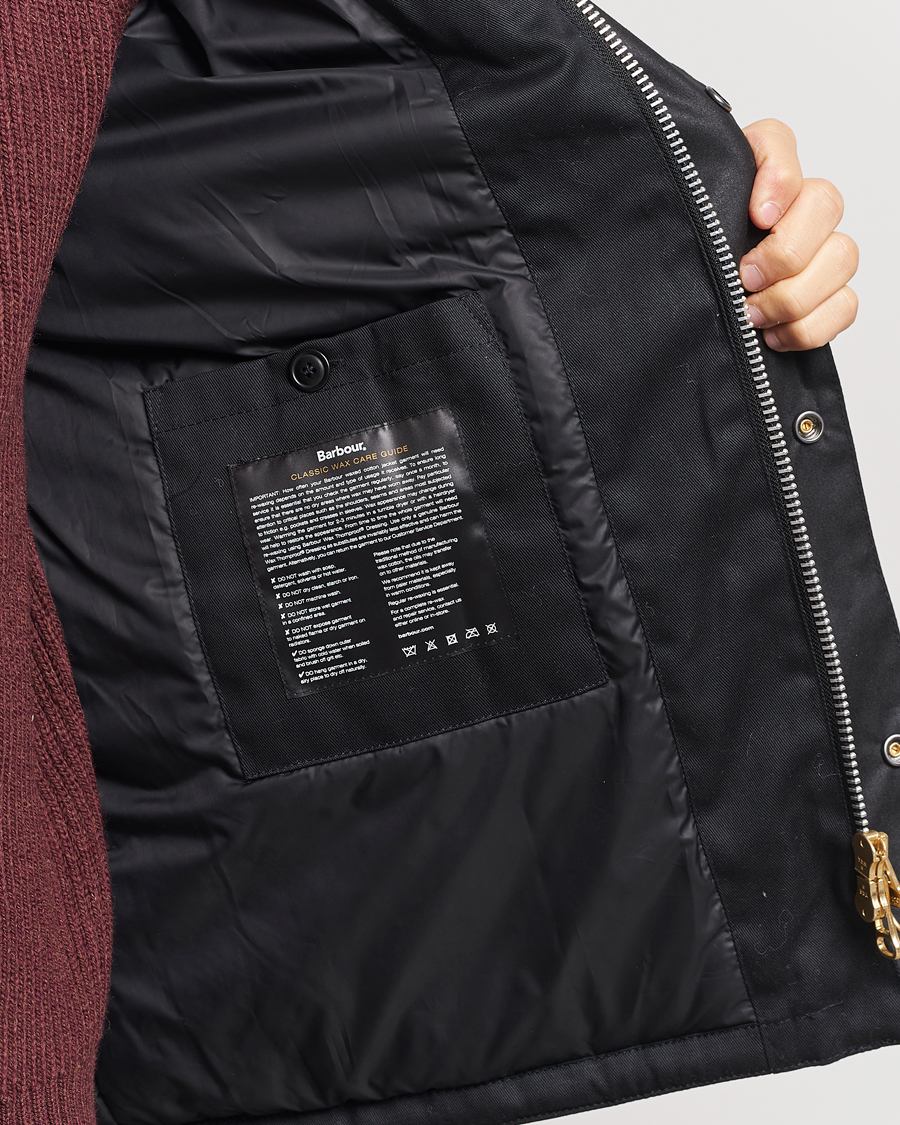 Mies | Takit | Barbour International | Lockseam Wax Jacket Black