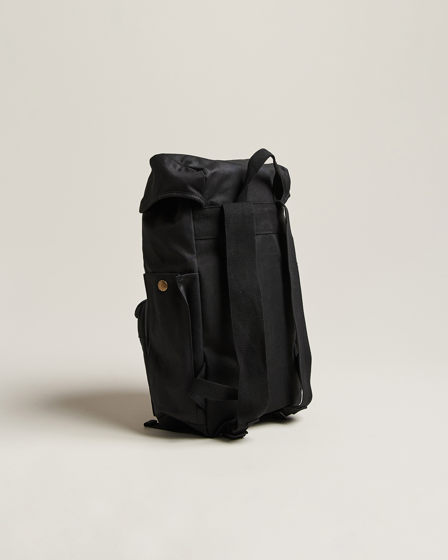 Mies | Barbour Lifestyle Essential Waxed Backpack Black | Barbour Lifestyle | Essential Waxed Backpack Black