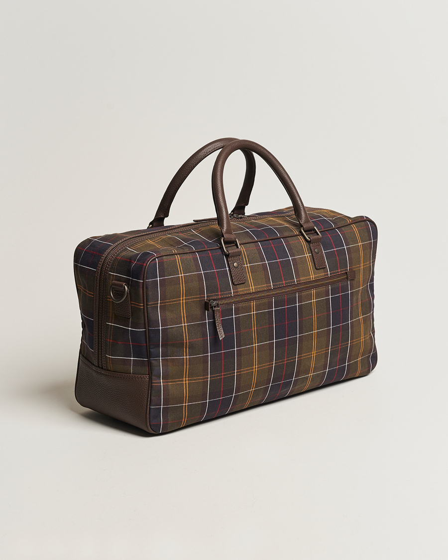 Mies | Barbour Lifestyle Tartan Leather Holdall Classic Tartan | Barbour Lifestyle | Tartan Leather Holdall Classic Tartan