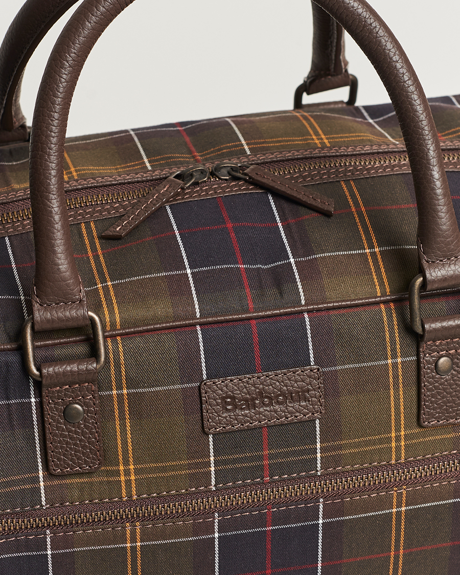 Mies | Barbour Lifestyle Tartan Leather Holdall Classic Tartan | Barbour Lifestyle | Tartan Leather Holdall Classic Tartan
