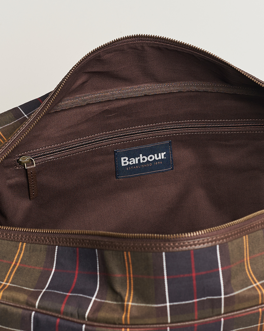 Mies | Barbour Lifestyle Tartan Leather Holdall Classic Tartan | Barbour Lifestyle | Tartan Leather Holdall Classic Tartan