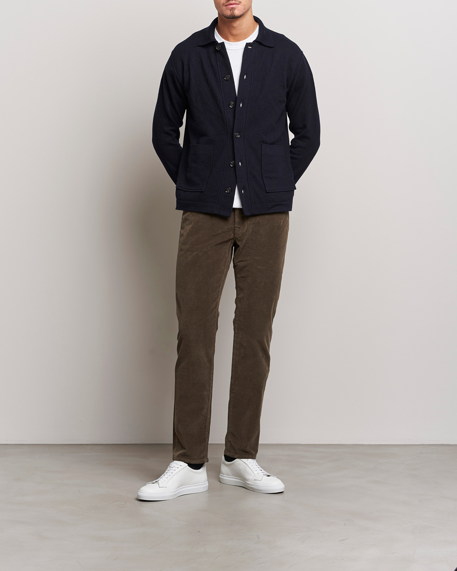 Mies | Housut | Jacob Cohën | Bard 5-Pocket Corduroy Trousers Brown