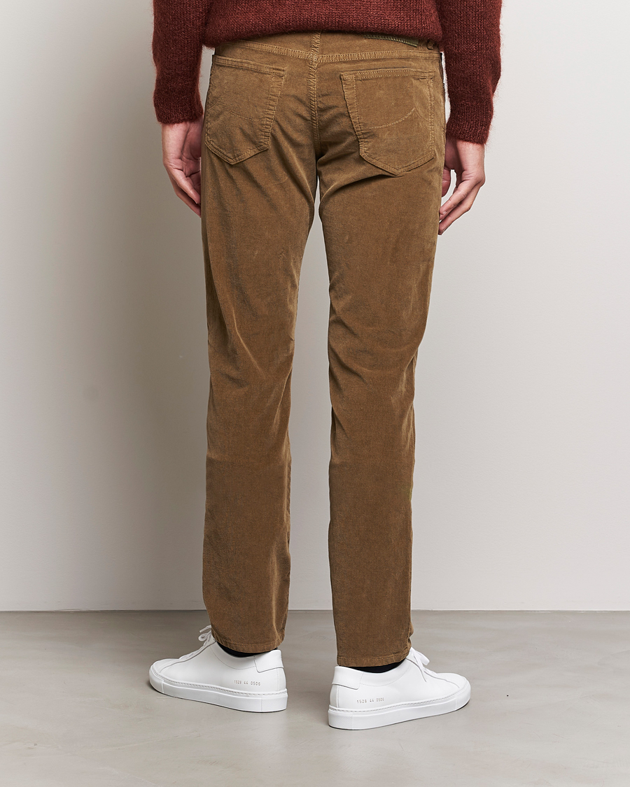 Mies | Housut | Jacob Cohën | Bard 5-Pocket Corduroy Trousers Olive