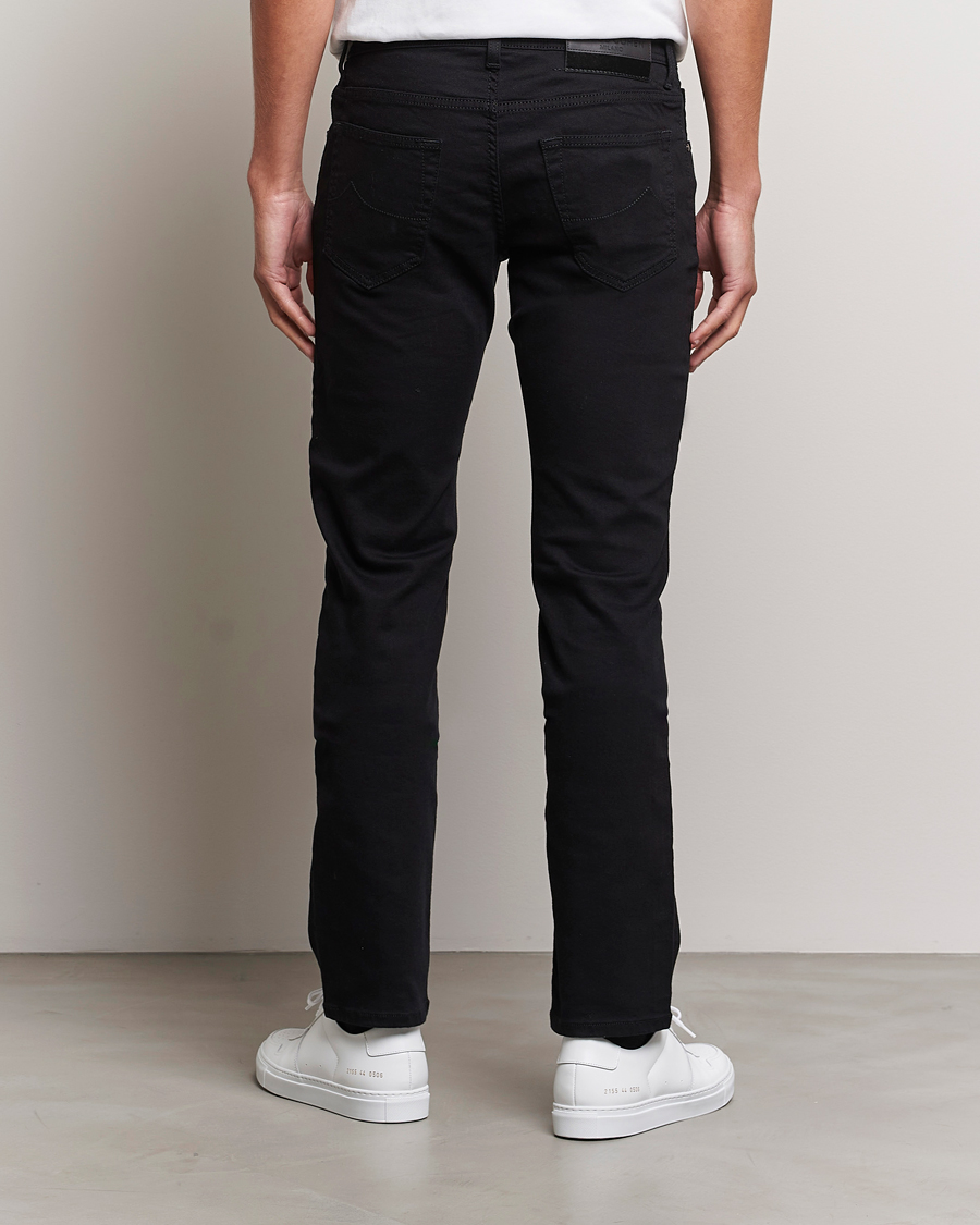 Mies | Farkut | Jacob Cohën | Nick Slim Fit Stretch Jeans Stay Black