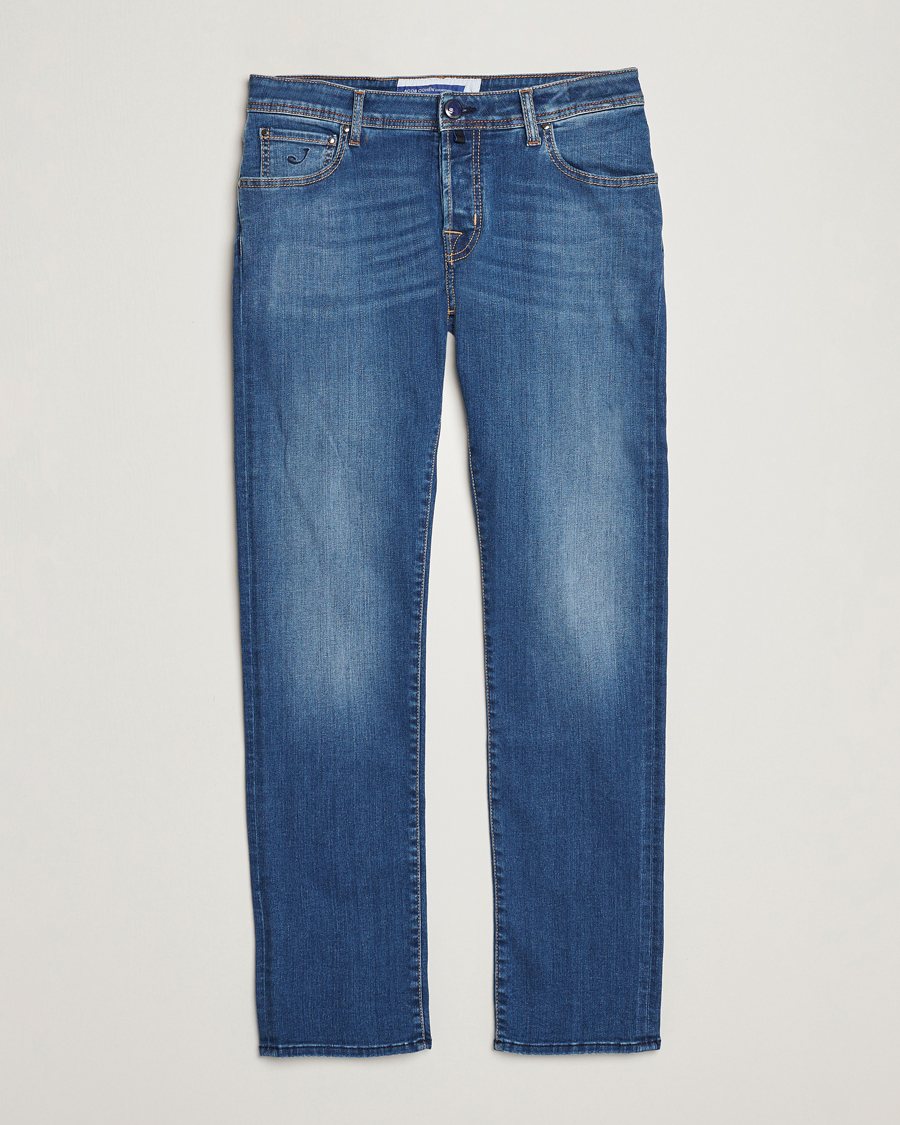 Mies | Farkut | Jacob Cohën | Nick Slim Fit Stretch Jeans Blue