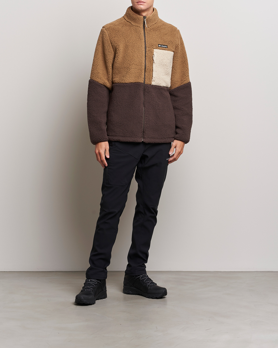 Mies | Puserot | Columbia | Mountainside Heavyweight Full Zip Fleece Delta/Cordovan