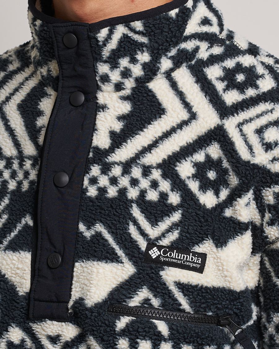 Mies | Puserot | Columbia | Helvetia Half Snap Fleece Black Checkered