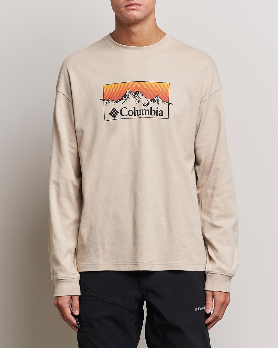 Mies | Pitkähihaiset t-paidat | Columbia | Duxbery Relaxed Long Sleeve T-Shirt Ancient Fossil