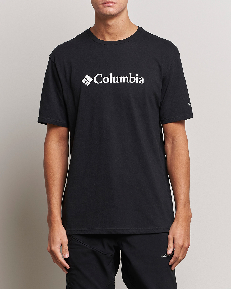 Mies | Mustat t-paidat | Columbia | Organic Cotton Basic Logo T-Shirt Black
