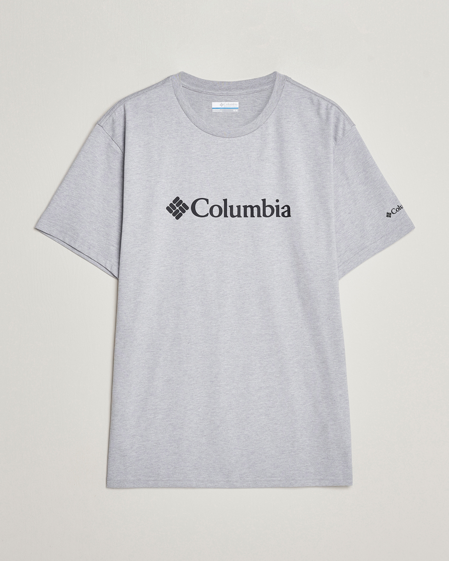 Mies | T-paidat | Columbia | Organic Cotton Basic Logo T-Shirt Grey Heather