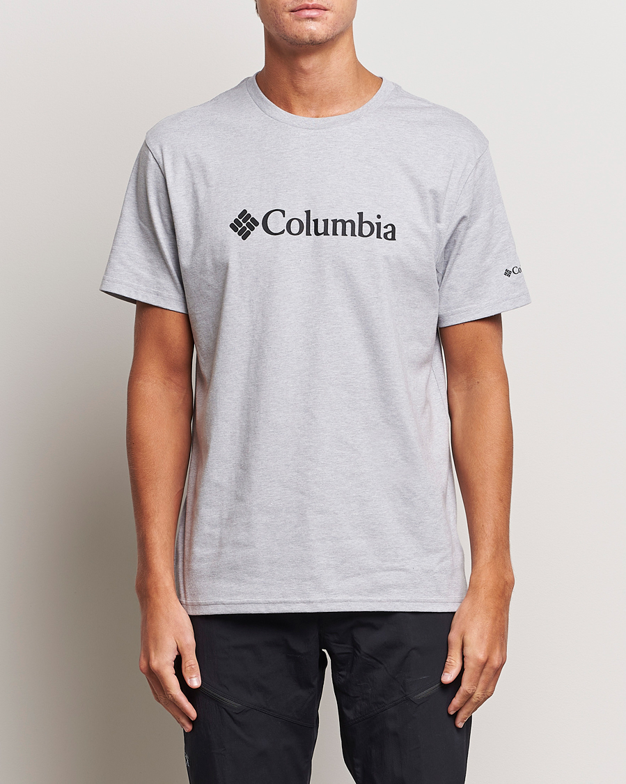 Mies | Columbia | Columbia | Organic Cotton Basic Logo T-Shirt Grey Heather