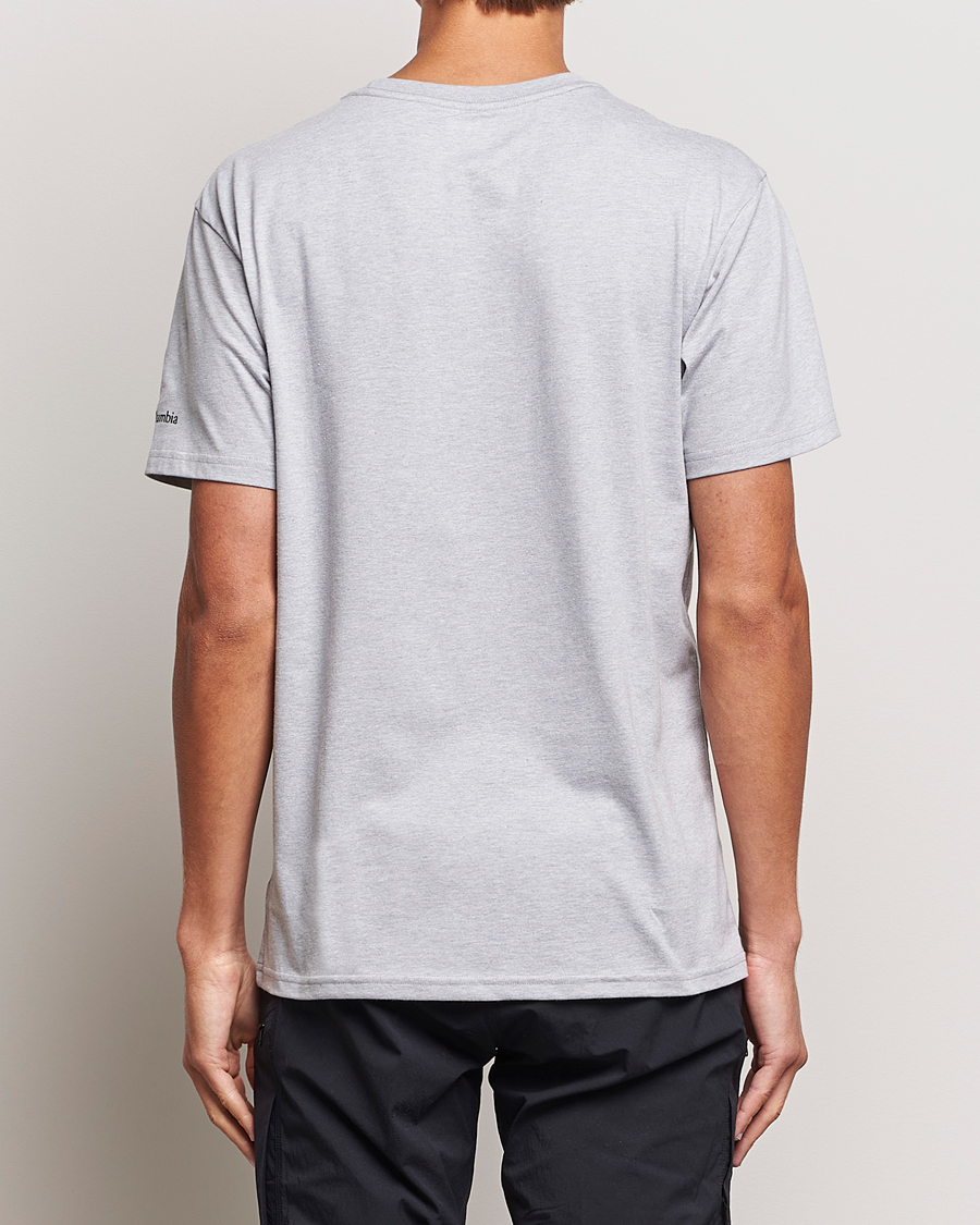 Mies | T-paidat | Columbia | Organic Cotton Basic Logo T-Shirt Grey Heather