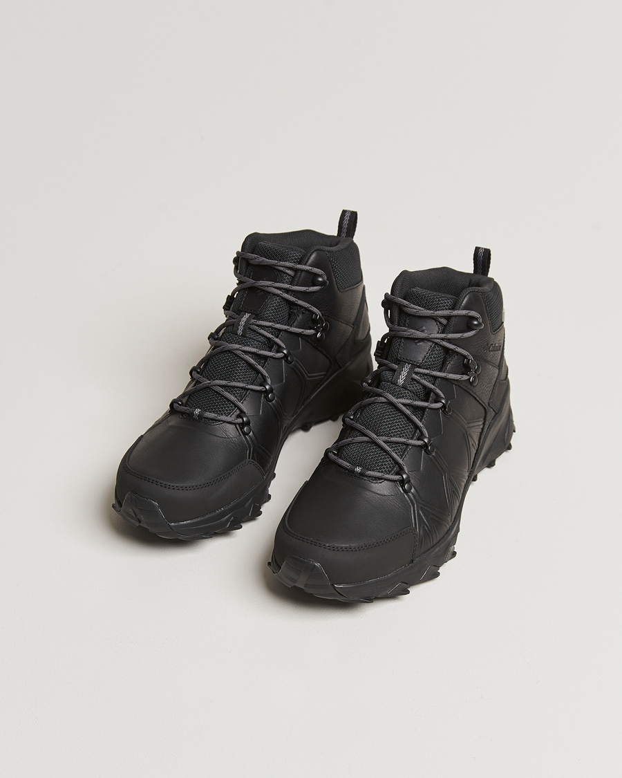 Mies | Korkeavartiset tennarit | Columbia | Peakfreak II Mid Outdry Leather Sneaker Black