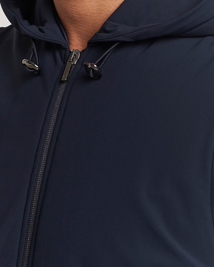 Mies | Takit | Stenströms | Active Jersey Leisure Hood Vest Navy