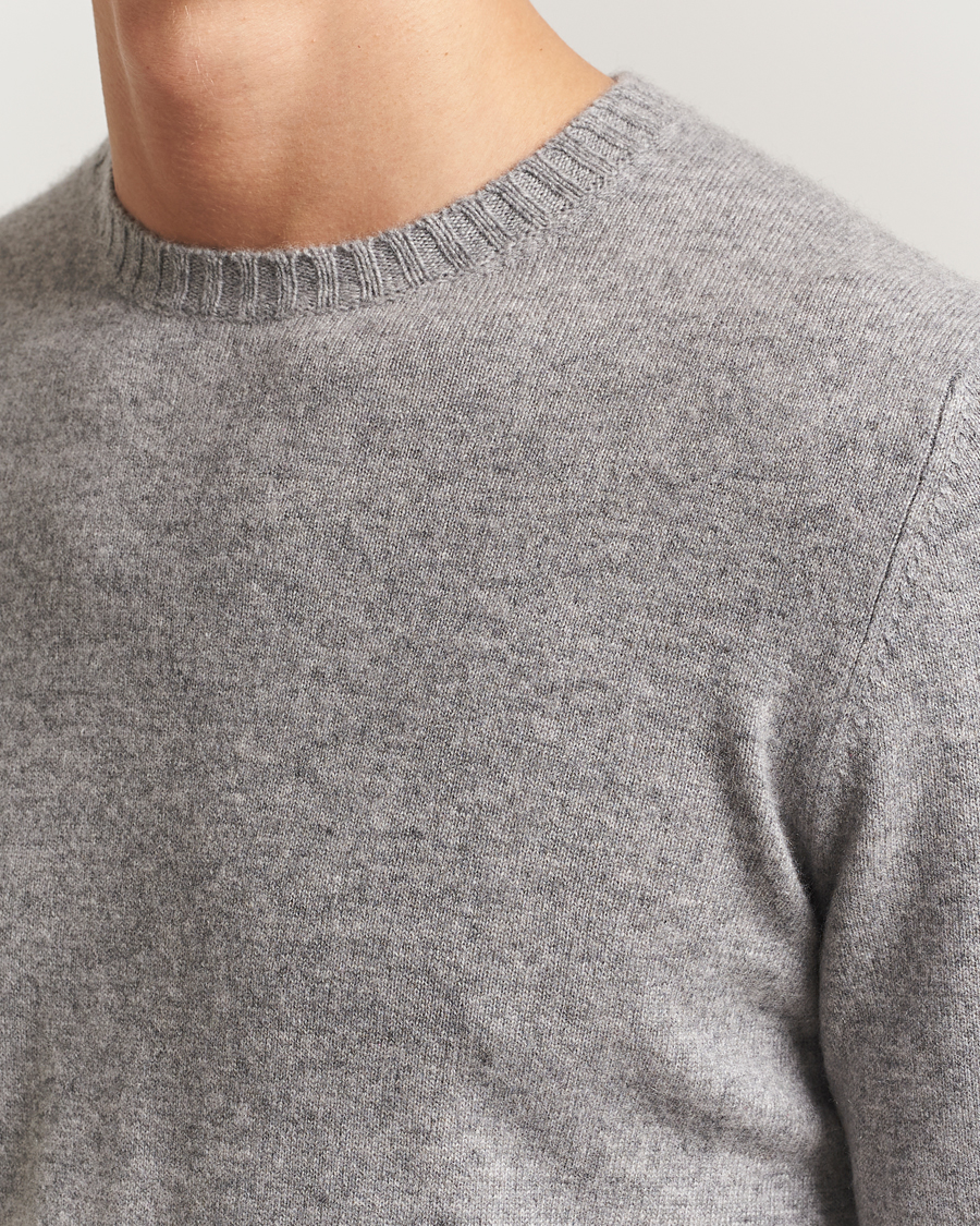 Mies | Puserot | Stenströms | Cashmere Crewneck Grey