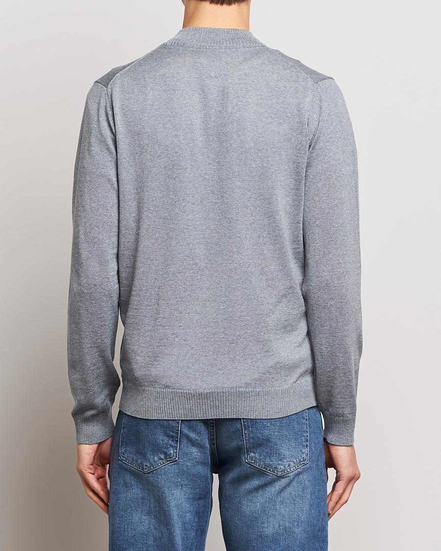 Mies | Puserot | Stenströms | Merino Full Zip Grey