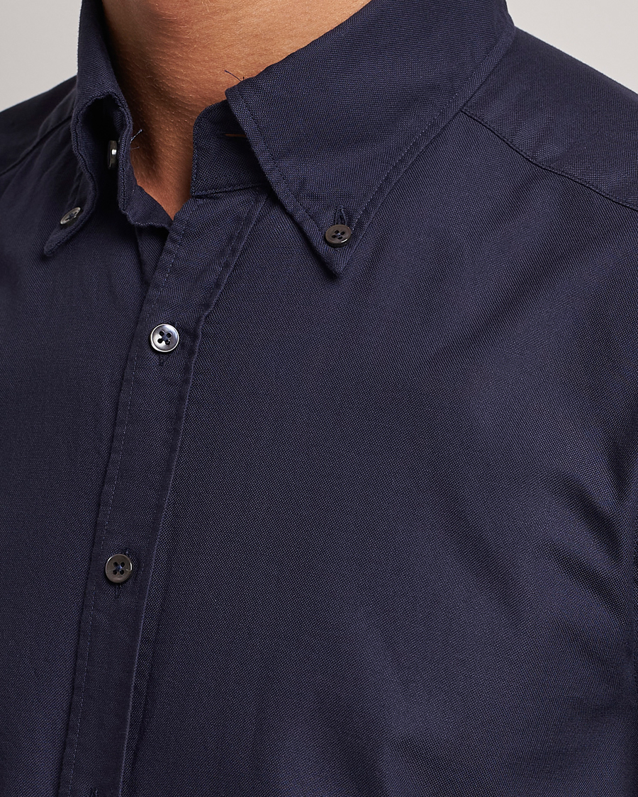 Mies | Kauluspaidat | Stenströms | Slimline Oxford Shirt Navy