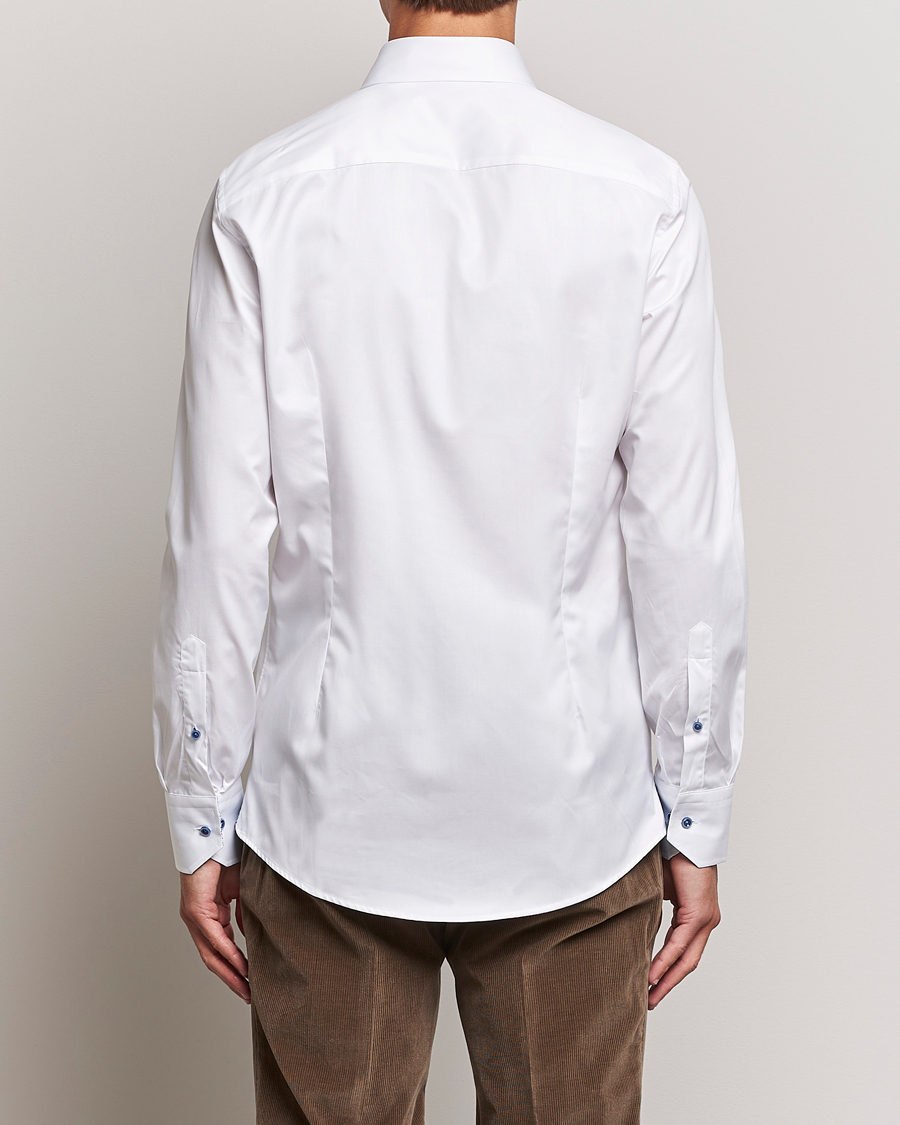 Mies | Kauluspaidat | Stenströms | Slimline Contrast Cut Away Shirt White