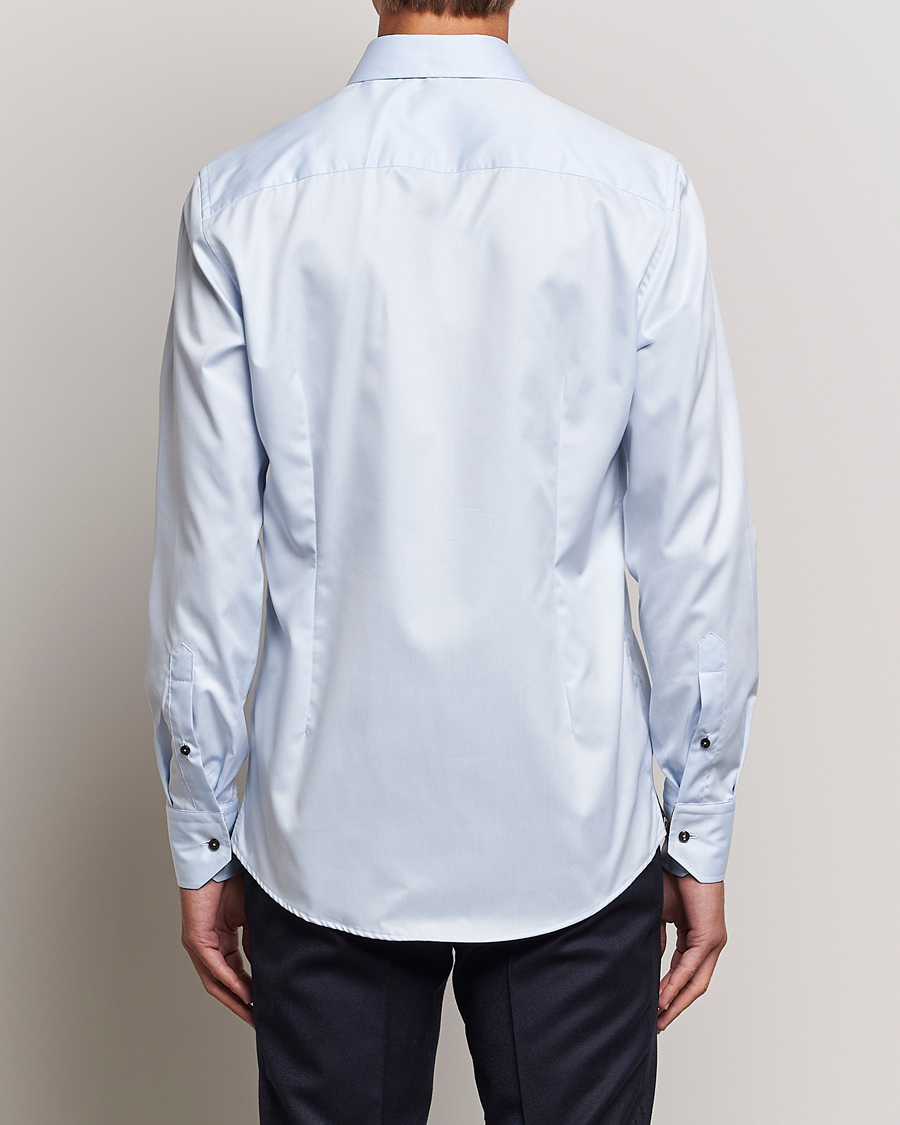 Mies | Kauluspaidat | Stenströms | Slimline Contrast Cut Away Shirt Light Blue