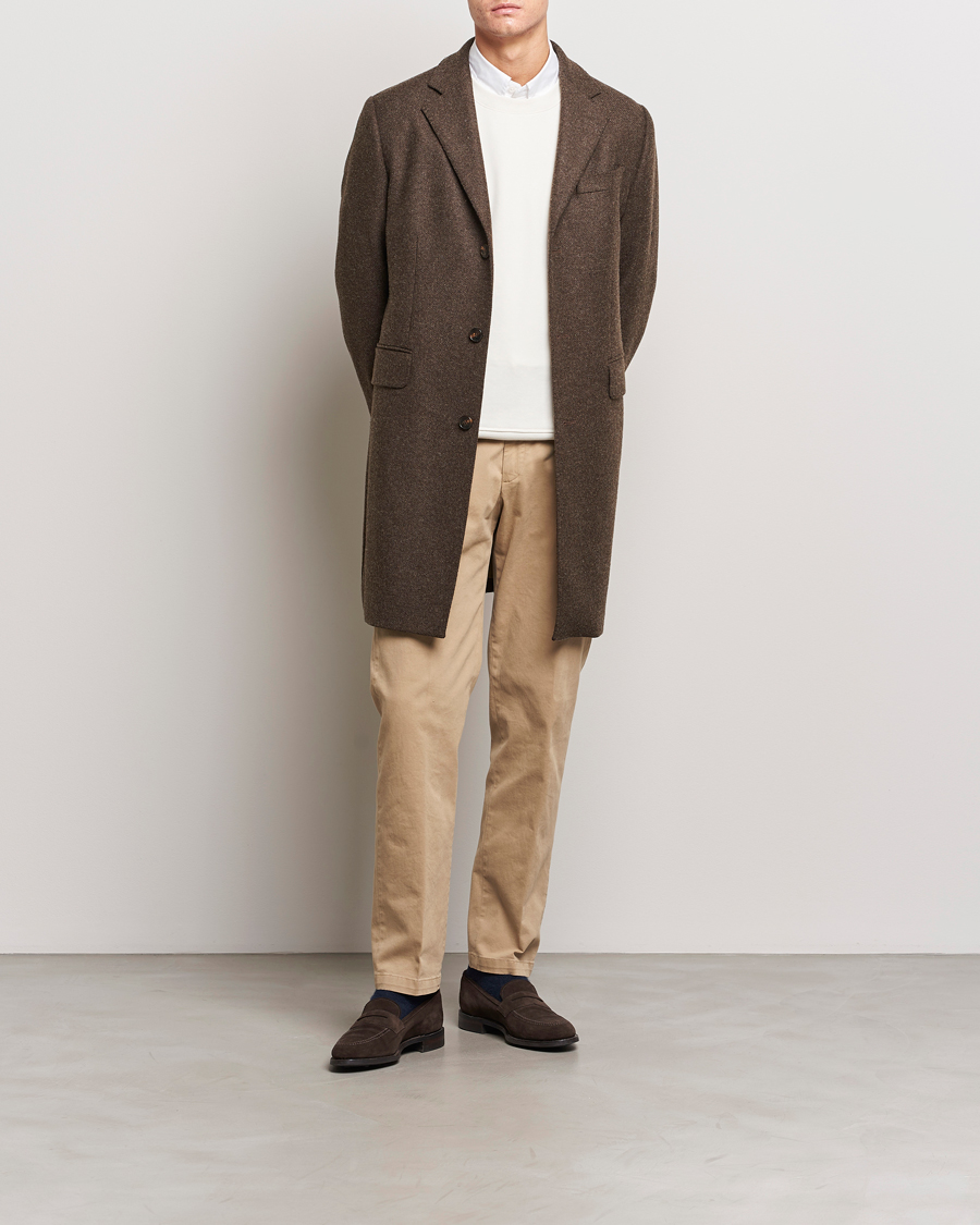 Mies | Takit | Morris | Wool Coat Brown