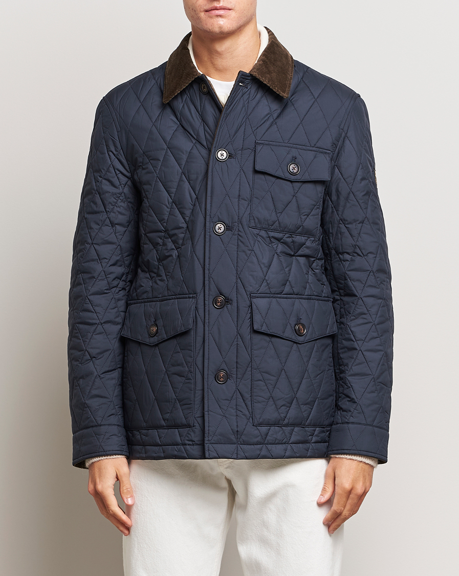 Mies |  | Morris | Thornhill Quilted Jacket Navy