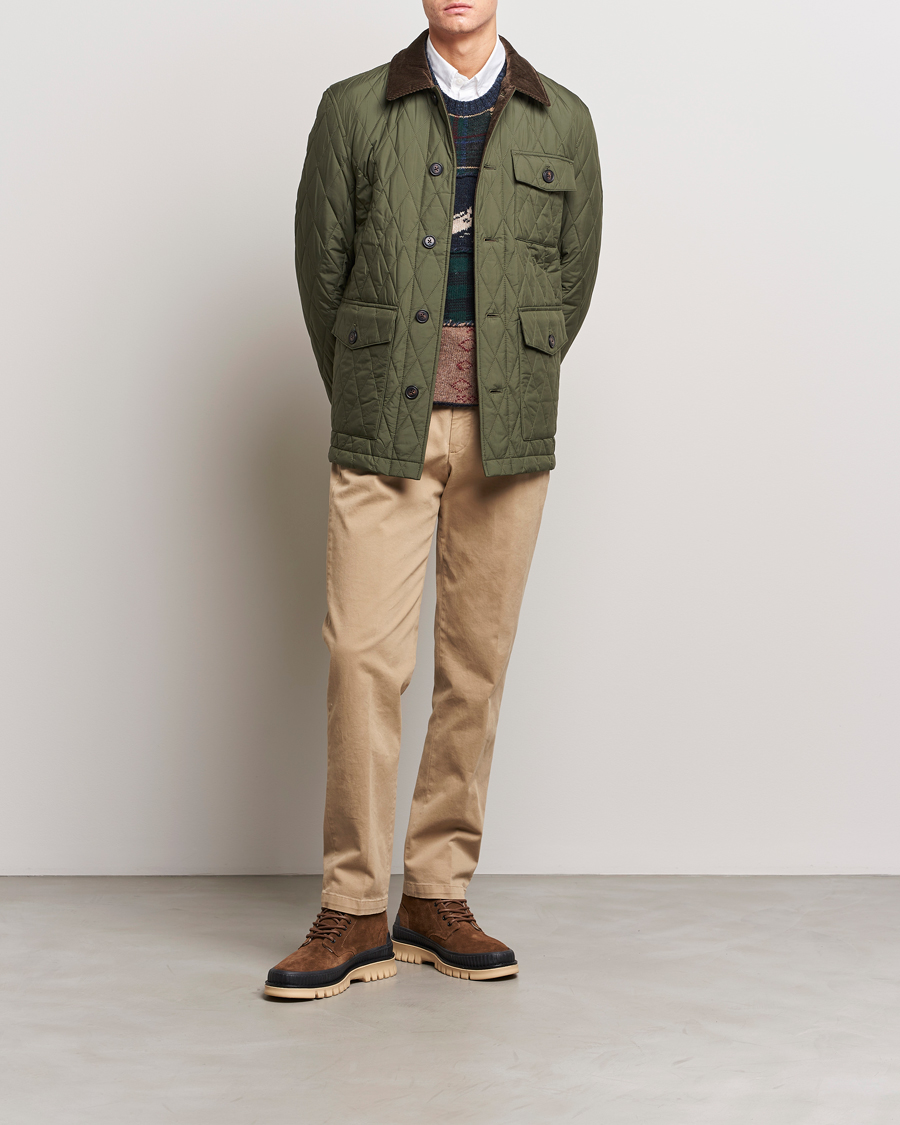 Mies | Takit | Morris | Thornhill Quilted Jacket Olive