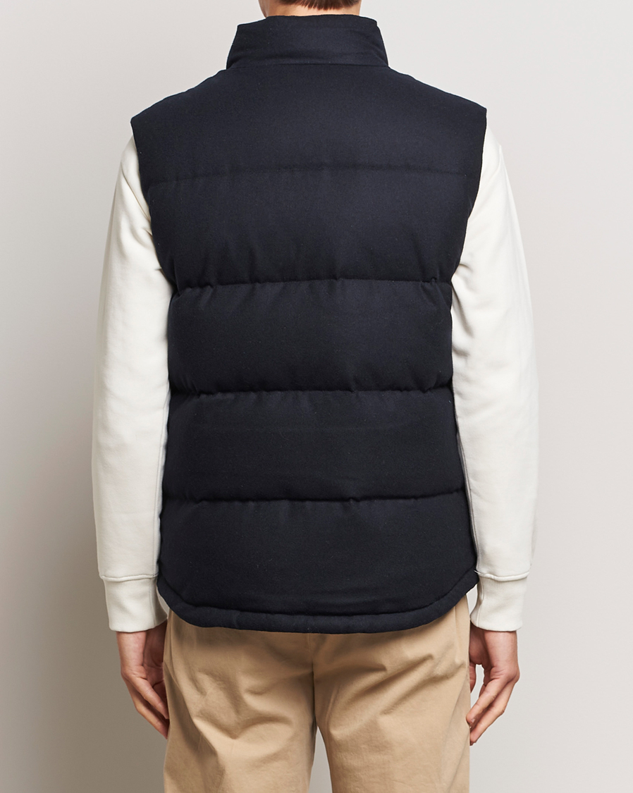 Mies | Takit | Morris | Alston Wool Flanell Vest Blue