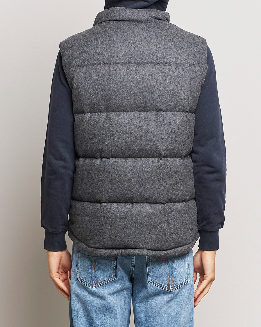 Mies | Takit | Morris | Alston Wool Flanell Vest Grey