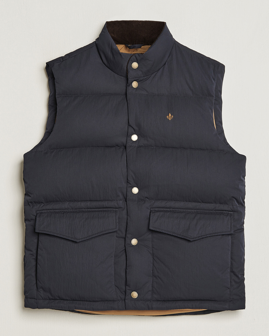Mies | Takit | Morris | Lockley Down Vest Blue