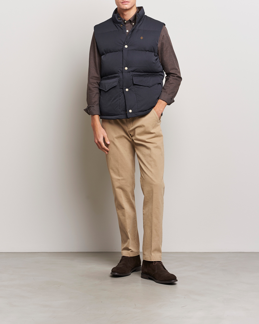 Mies | Takit | Morris | Lockley Down Vest Blue