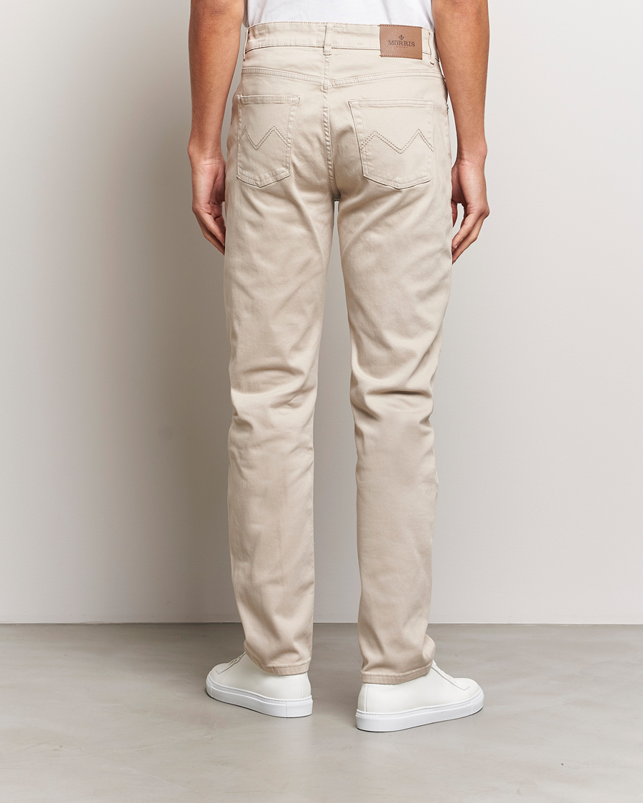 Mies | Housut | Morris | James Brushed 5-Pocket Pant Khaki