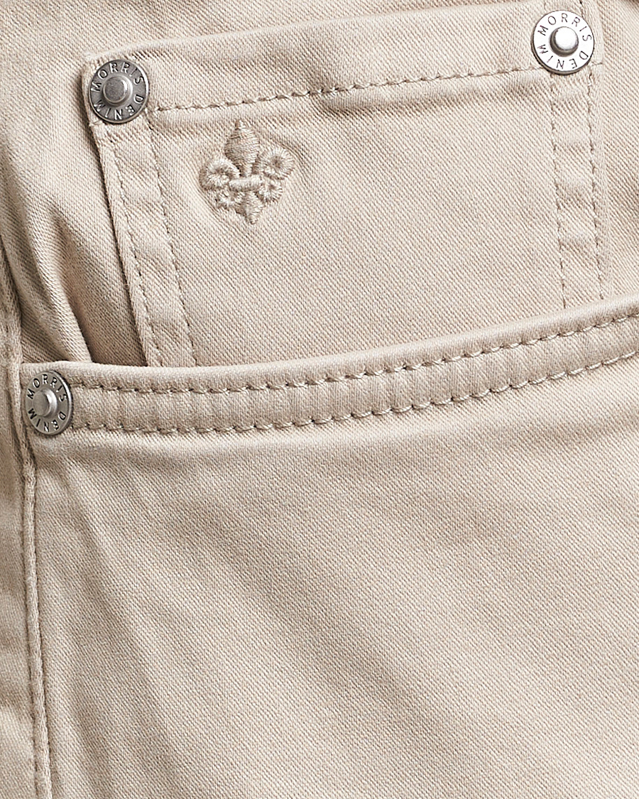 Mies | Housut | Morris | James Brushed 5-Pocket Pant Khaki