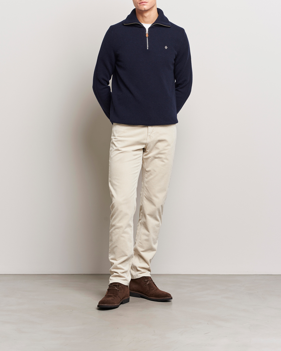 Mies | Housut | Morris | James Corduroy 5-Pocket Pant Off White
