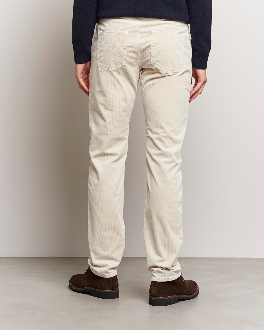 Mies | Housut | Morris | James Corduroy 5-Pocket Pant Off White