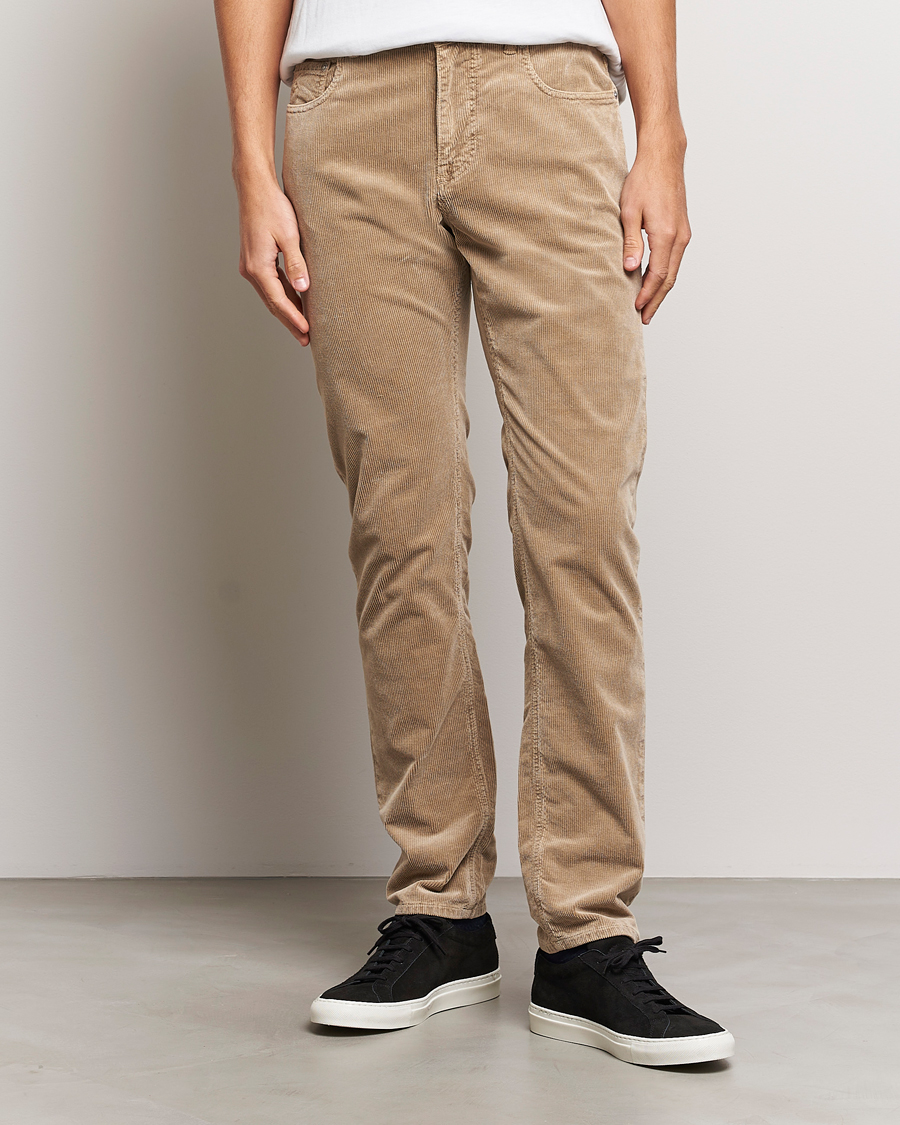 Mies | Housut | Morris | James Corduroy 5-Pocket Pant Camel