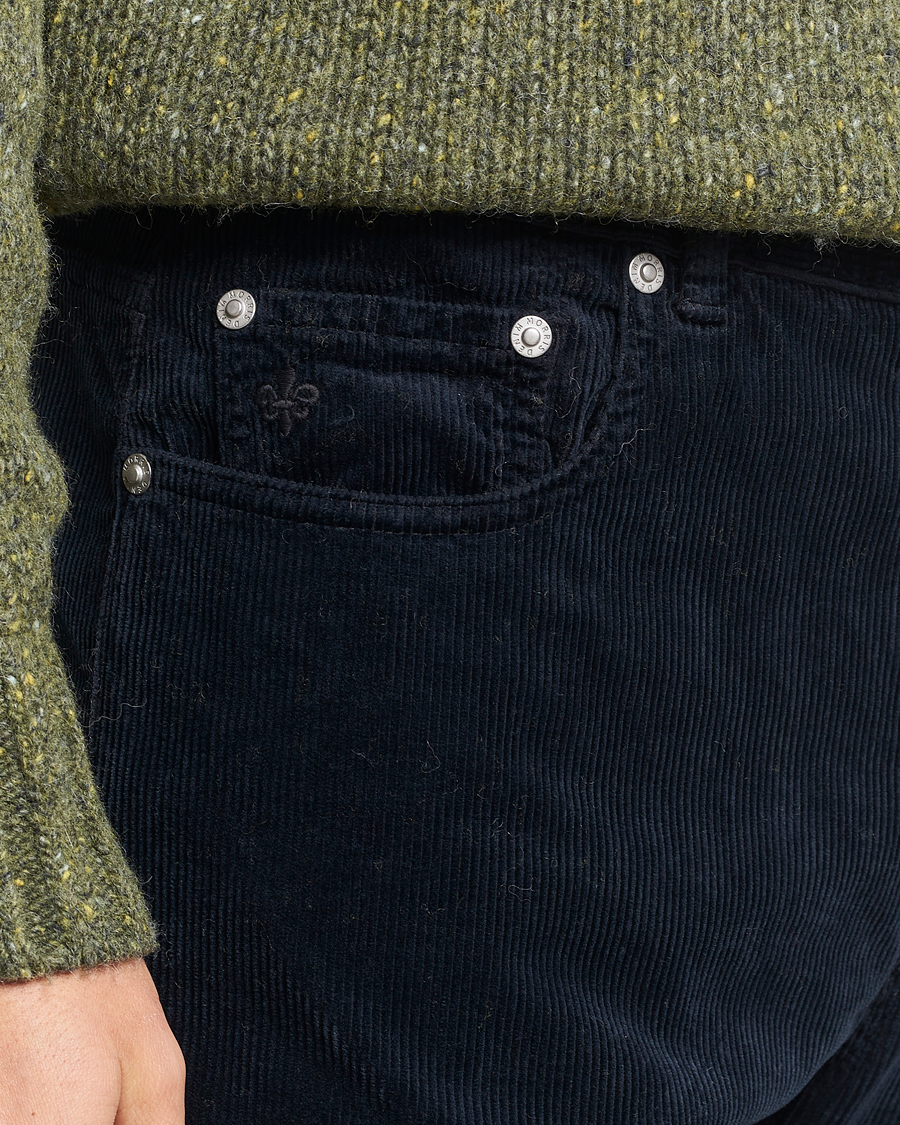Mies | Housut | Morris | James Corduroy 5-Pocket Pant Navy