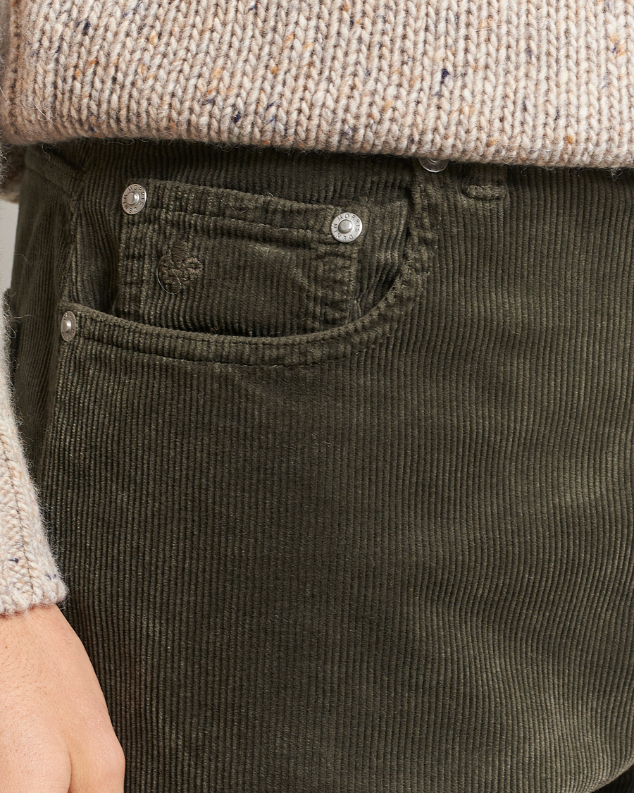 Mies | Housut | Morris | James Corduroy 5-Pocket Pant Olive