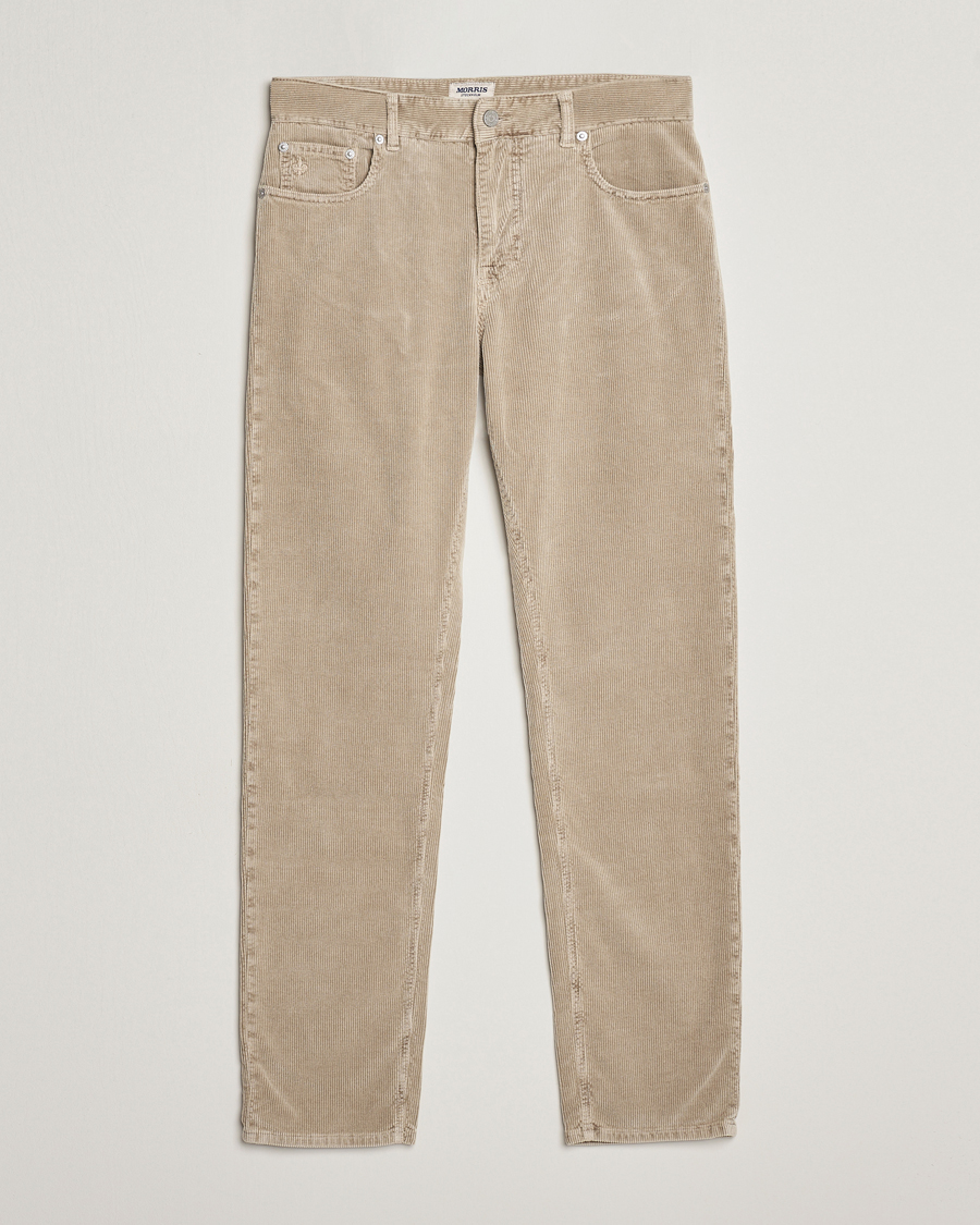Mies | Housut | Morris | James Corduroy 5-Pocket Pant Grey