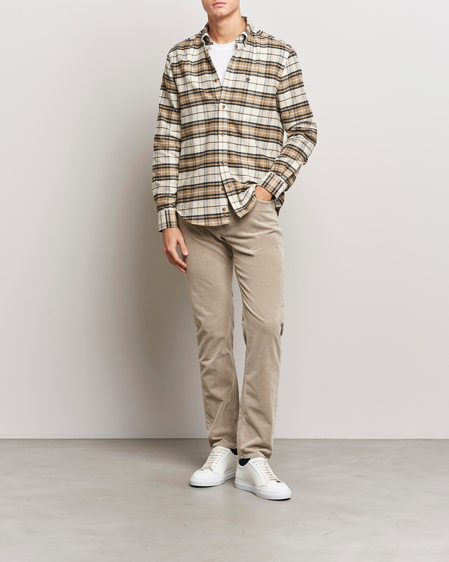 Mies | Housut | Morris | James Corduroy 5-Pocket Pant Grey