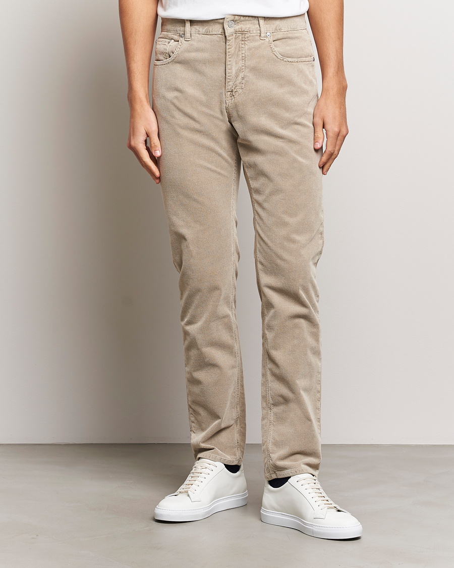 Mies | Housut | Morris | James Corduroy 5-Pocket Pant Grey