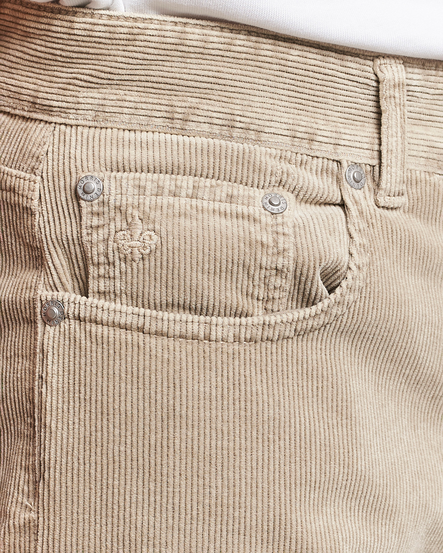 Mies | Housut | Morris | James Corduroy 5-Pocket Pant Grey