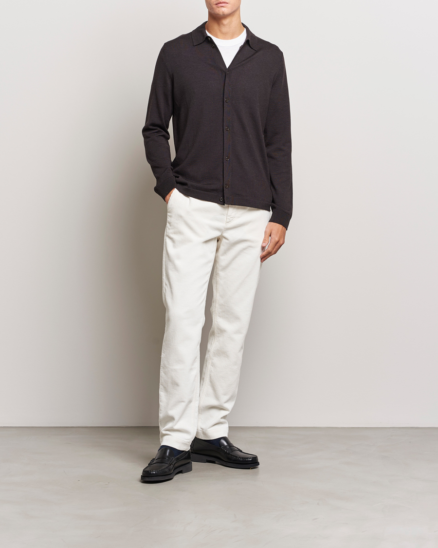 Mies | Housut | Morris | Jeffrey Corduroy Chinos Off White