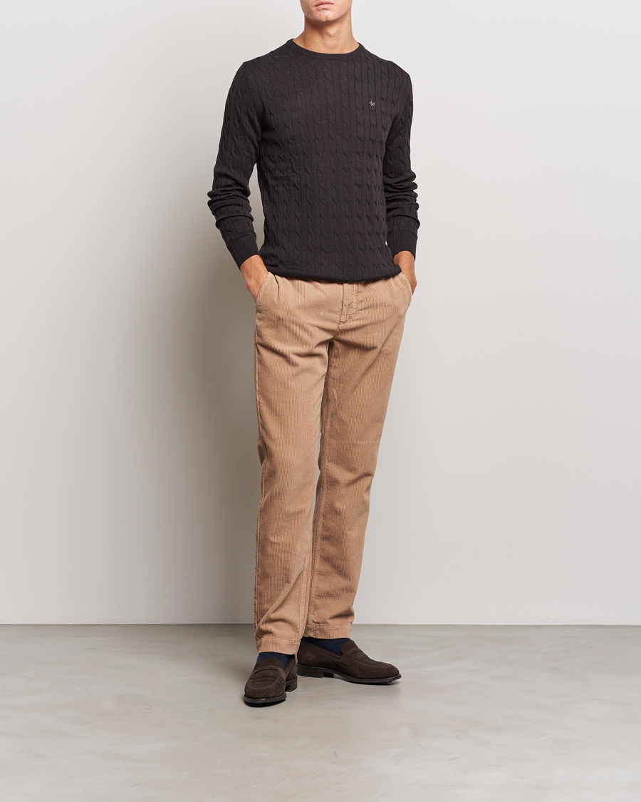Mies | Housut | Morris | Jeffrey Corduroy Chinos Camel
