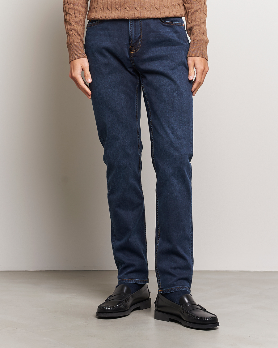 Mies | Siniset farkut | Morris | James Satin Jeans One Year Wash
