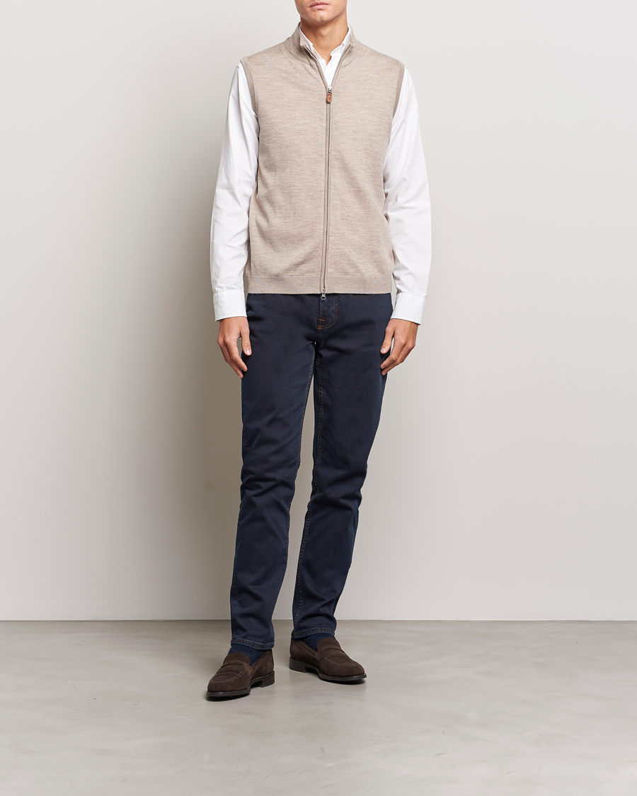Mies | Housut | Morris | James Satin Jeans Rinse Wash