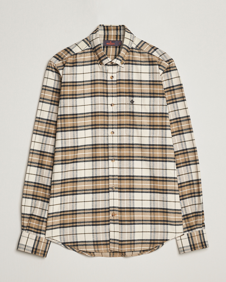 Mies | Kauluspaidat | Morris | Flanell Big Check Shirt Off White
