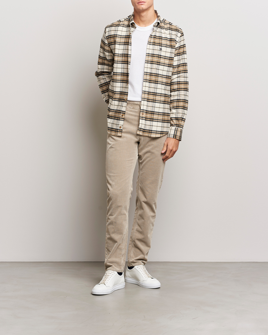 Mies | Kauluspaidat | Morris | Flanell Big Check Shirt Off White