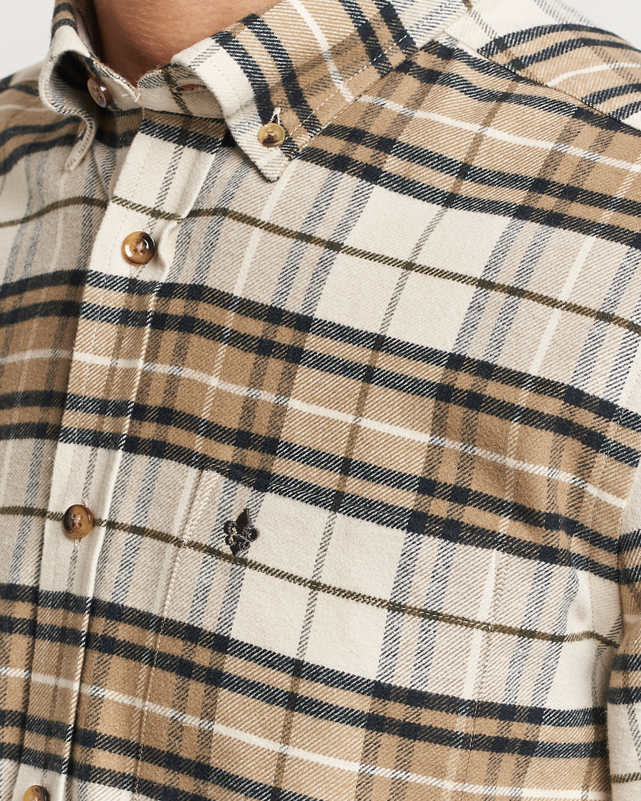 Mies | Kauluspaidat | Morris | Flanell Big Check Shirt Off White